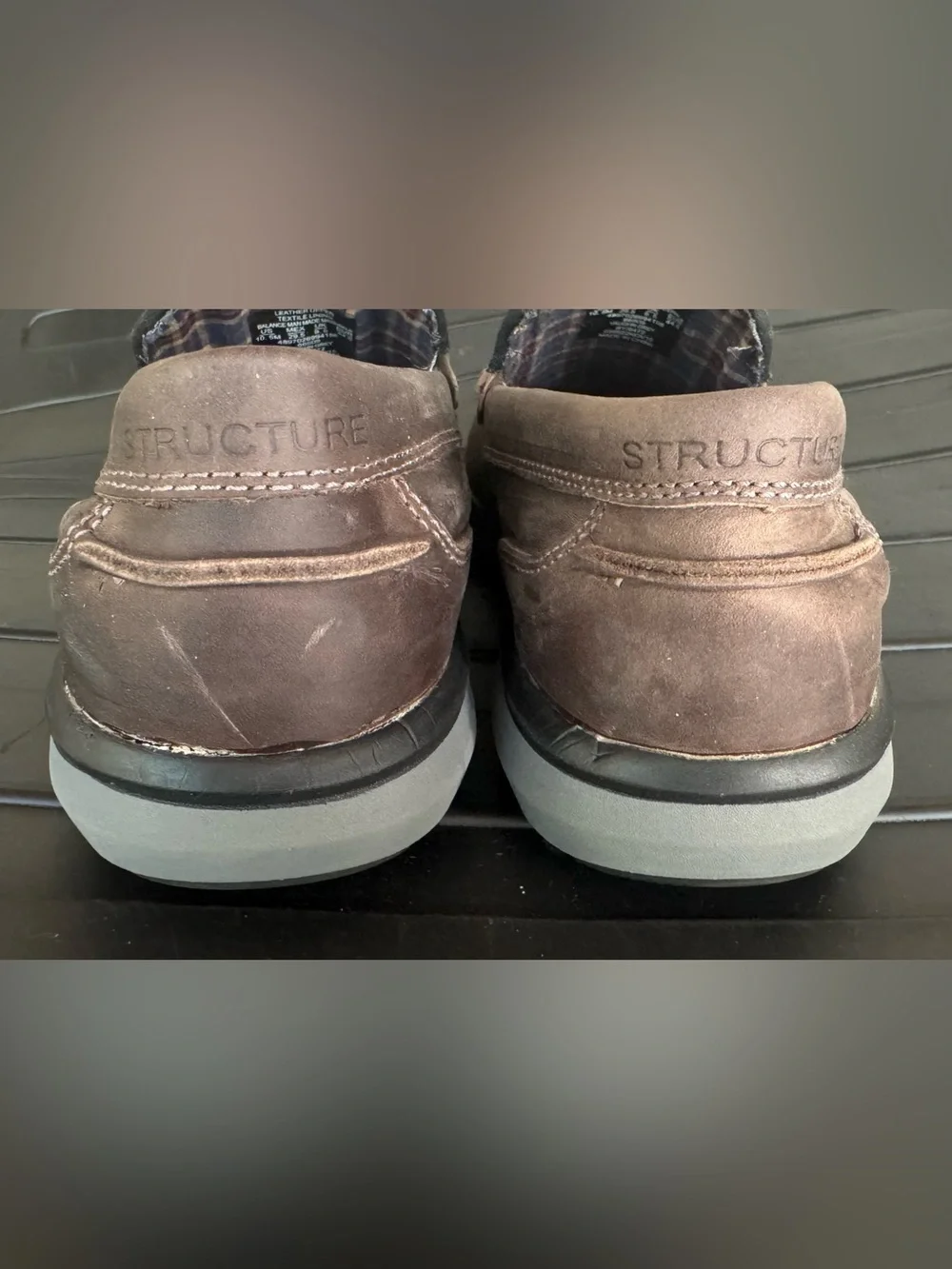 Signature Brown Leather Slip-On Loafers
